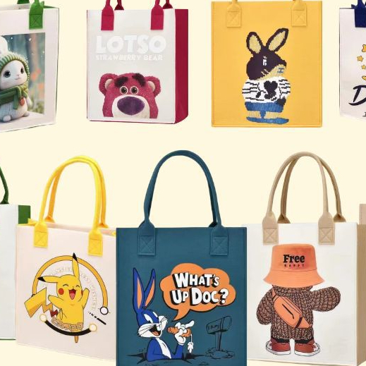 Tas totebag karakter multifungsi bagus hadiah anak anak dewasa perempuan laki laki hadiah ulang tahun souvenir