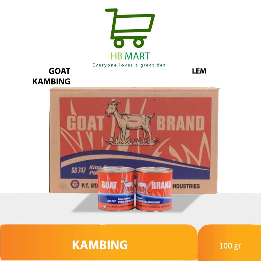 

KHSUUS KIRIM PAKAI OJOL 1 DUS Lem Kambing Kaleng Goat Kaleng 100 gram