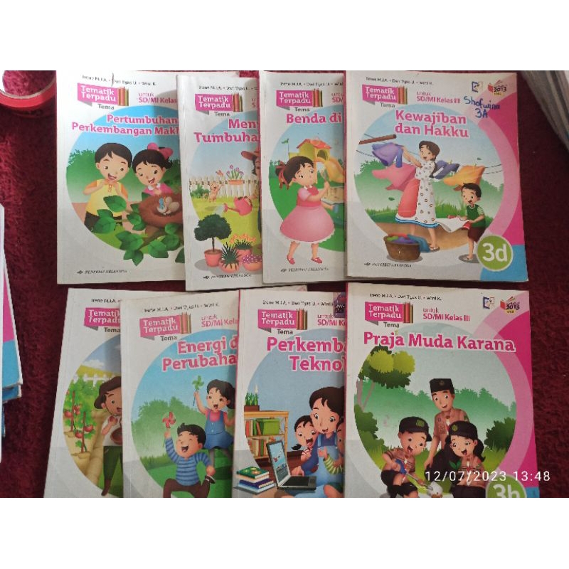 buku paket tematik kelas 3 SD Erlangga