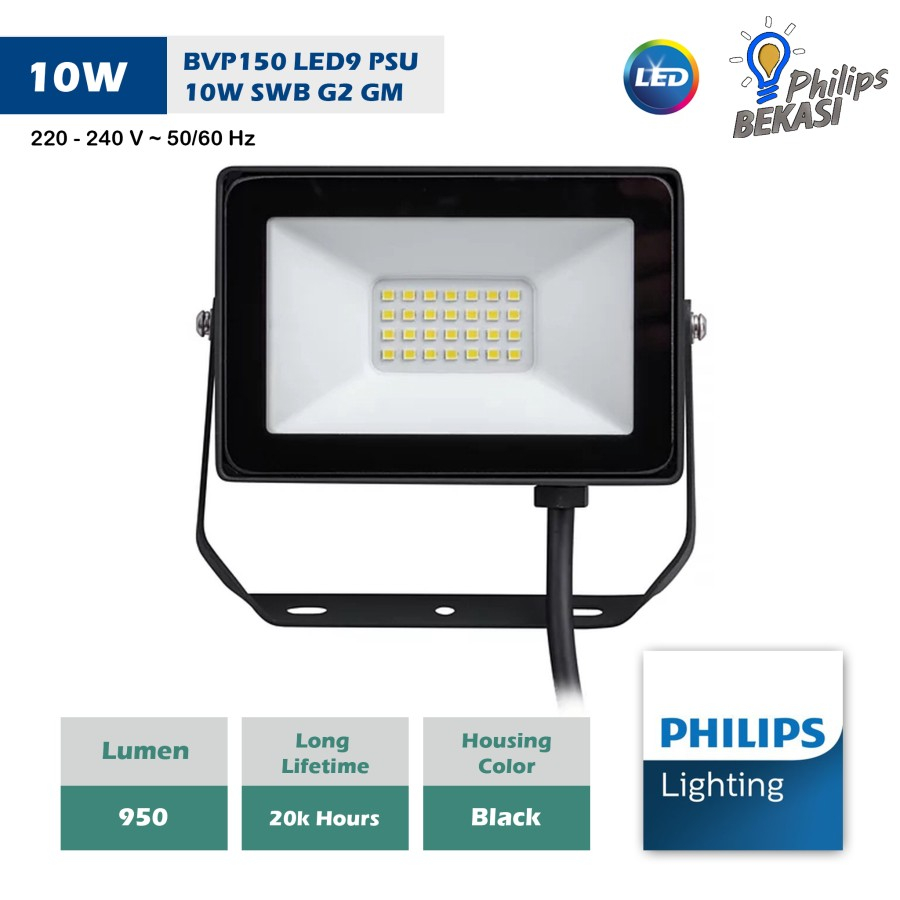 Philips Lampu Sorot LED 10 Watt BVP150 LED9 G2