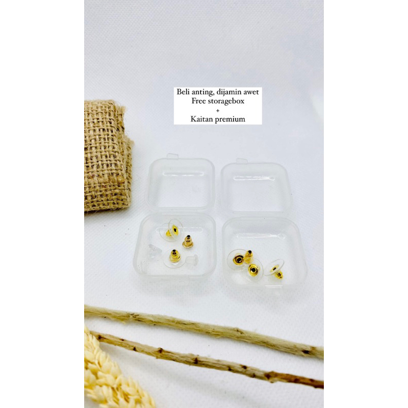 anting korea KKV, 15ribuan, Gratis mini Storage box dan kaitan anting