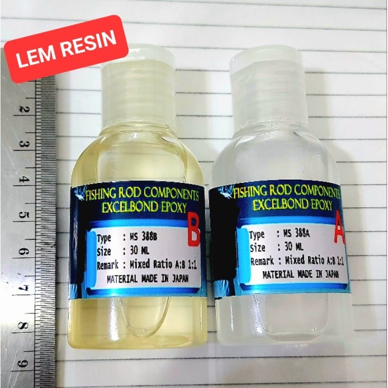 Lem epoxy resin bening cincin joran