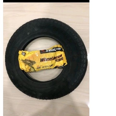 SET ban luar+ban dalam swallow kereta sorong angkong ban gerobak lengkap luar dalam ban kereta cor