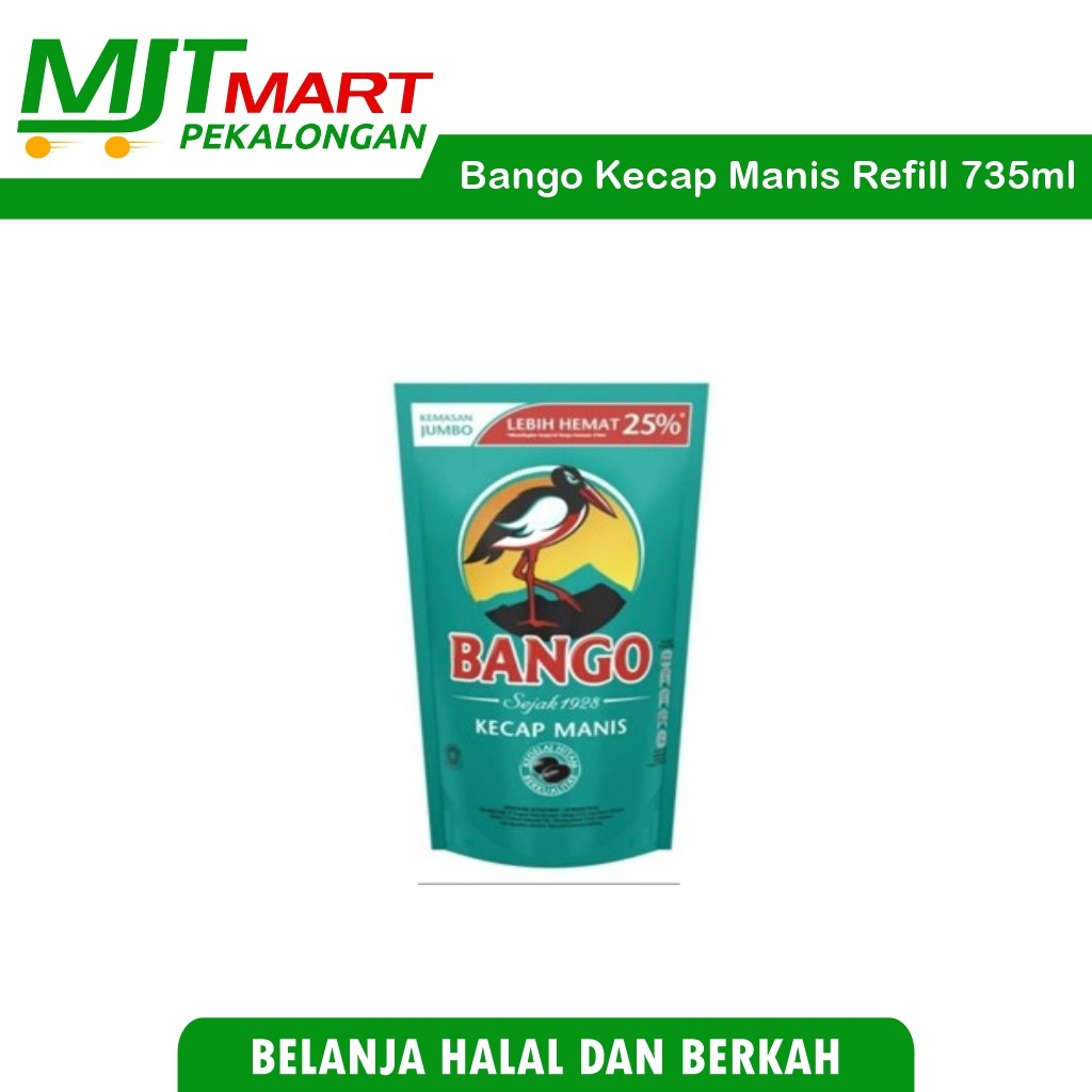 

Bango Kecap Manis Soy Sauce Refill 520/735ml