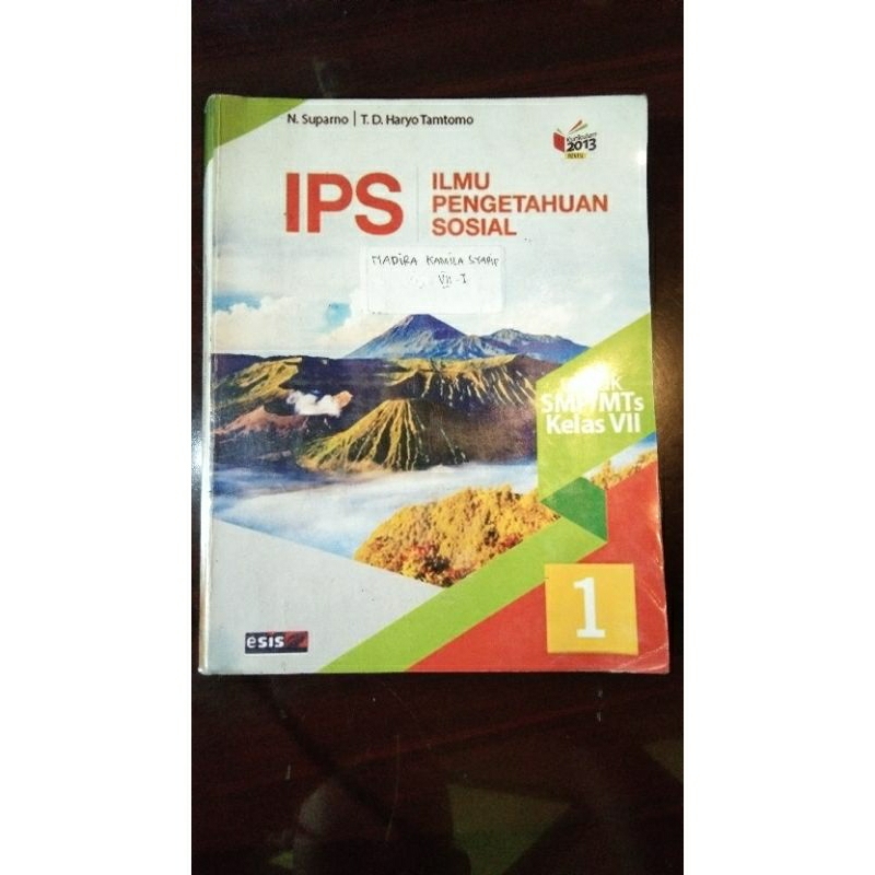 

IPS (Ilmu Pengetahuan Sosial) kelas VII MTs/SMP