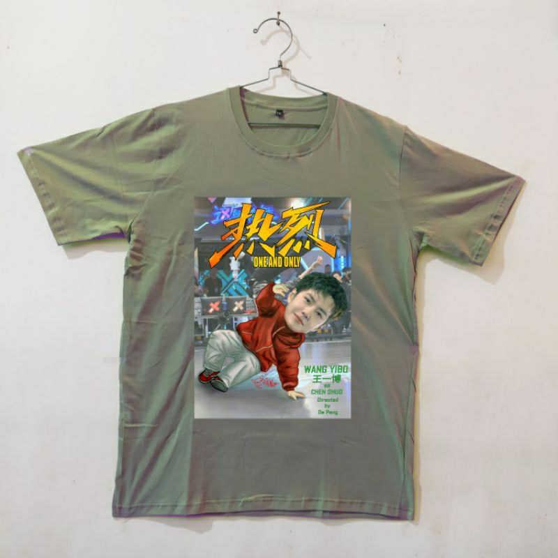 Kaos chibi WANG YIBO ONE AND ONLY MOVIE 1 by NinaKyo bonus stiker bisa request warna kaos