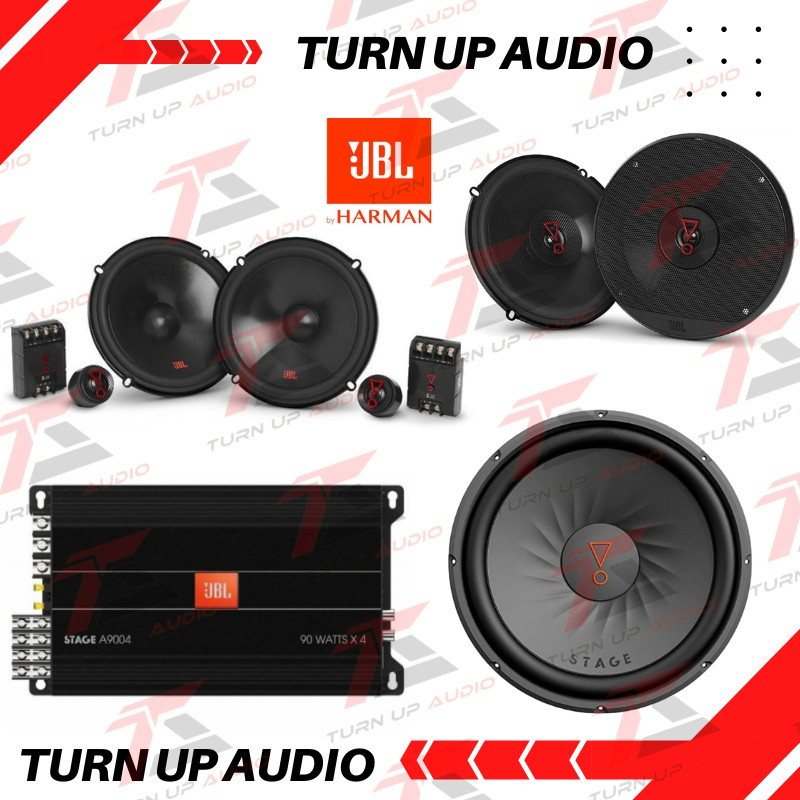 Paket JBL by Harman Kardon Audio Mobil Harian JBL STAGE ORIGINAL speaker pintu mobil depan belakang 