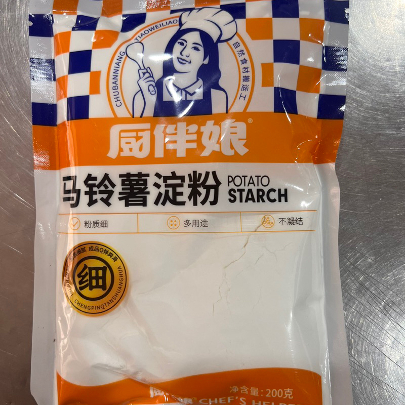 

Tepung kentang ma ling shu dian fen 马铃薯淀粉 / potato starch