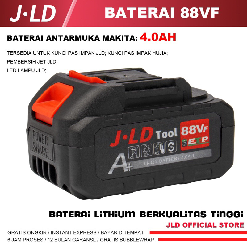 Batrei 88V Batrei impact wrench 88V JLD Batrei cordless 88V ori 88Vf