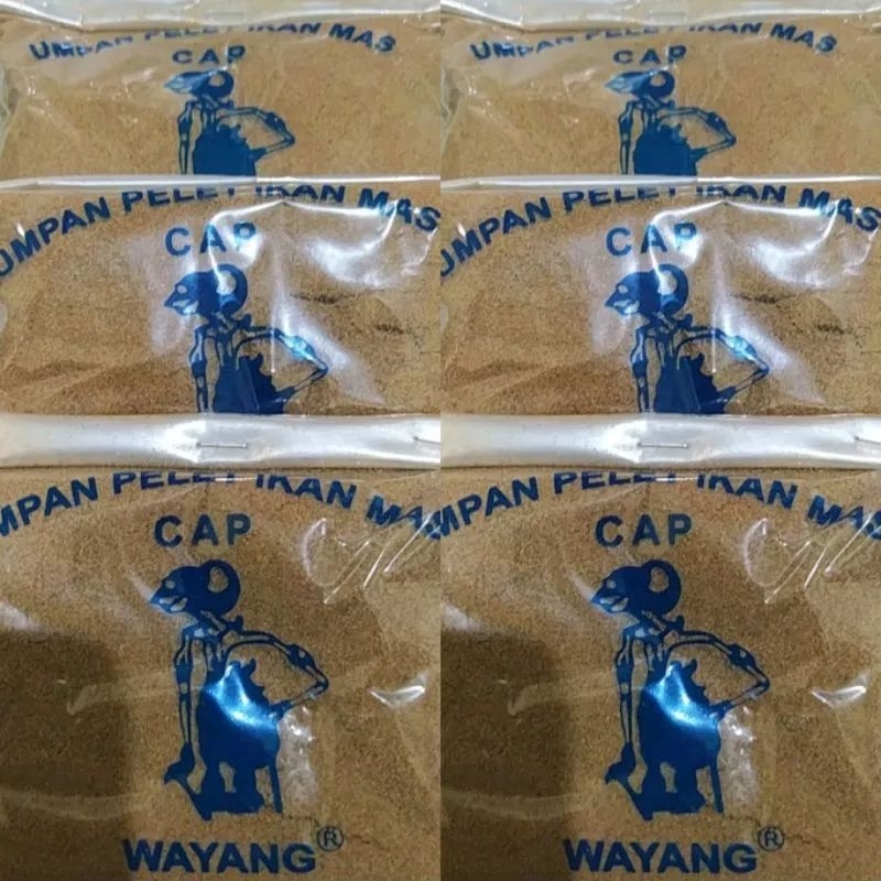 Umpan pelet ikan mas Cap Wayang murah & berkualitas