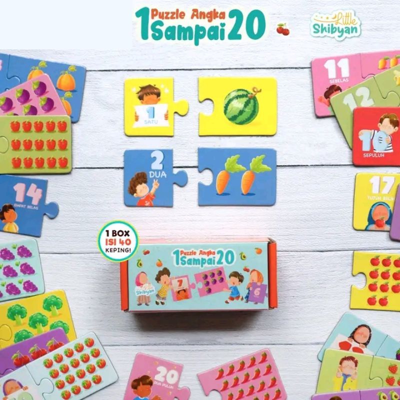 Puzzle Angka 1 Sampai 10