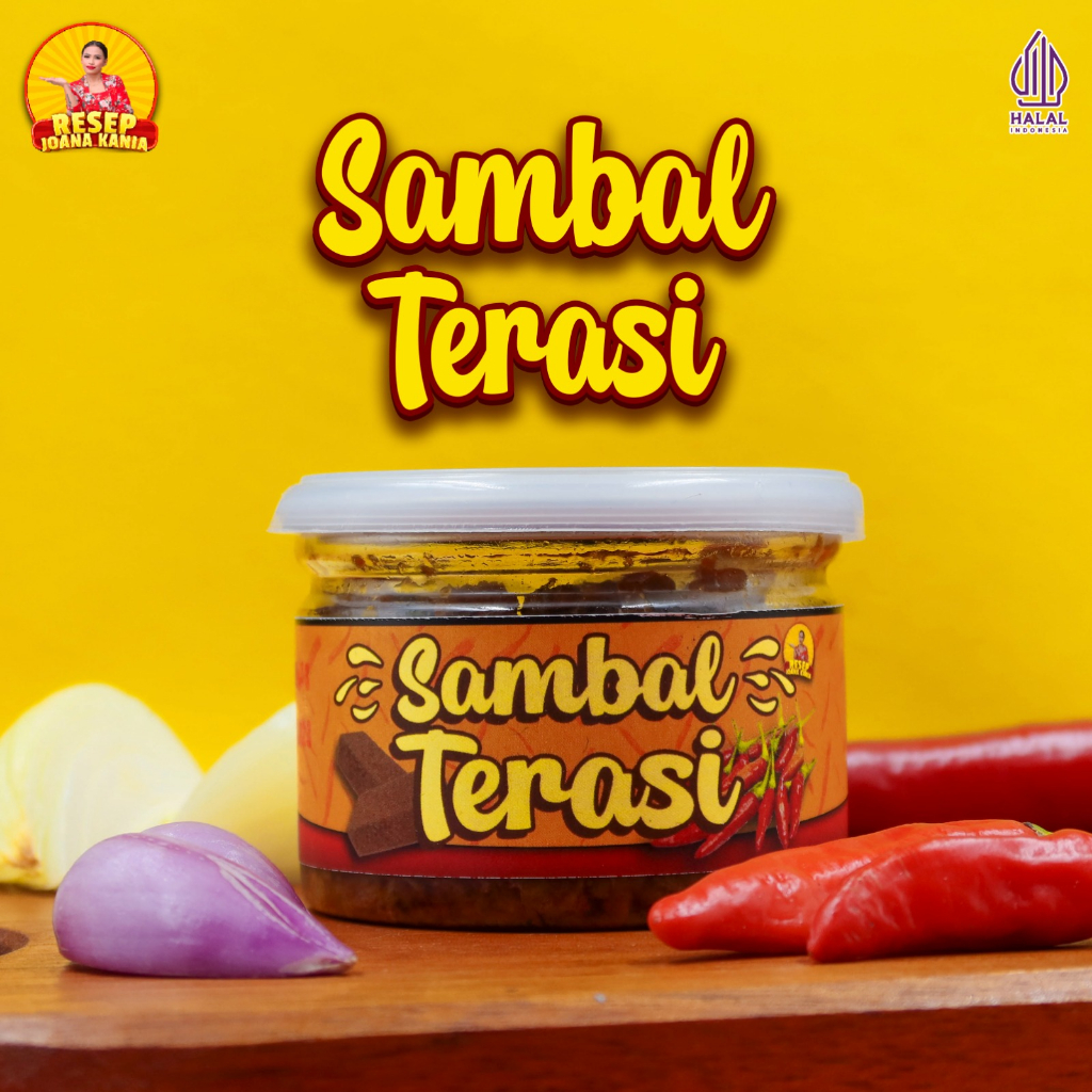 

Sambal Terasi 120g ResepJoanaKania/ Sambel Pedas Halal Siap Saji