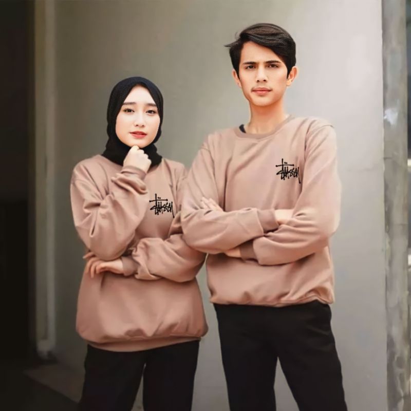 BAJU KAOS COUPLE PASANGAN LENGAN PANJANG / BAJU KAOS COUPLE PASANGAN / BAJU  COUPLE PASANGAN / BAJU KAOS COUPLE PASANGAN/ COWOK/CEWEK-Coksu cewek♀️