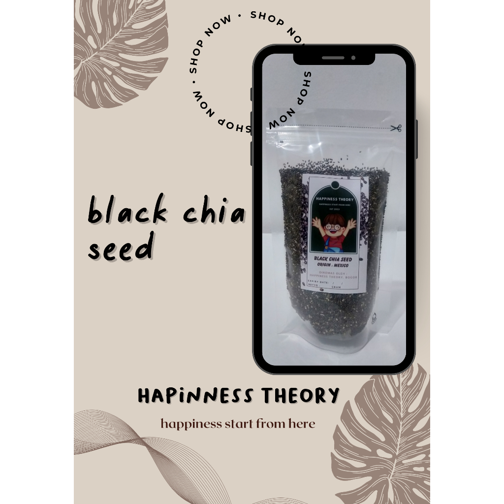 

Organic Black Chia Seed Mexico 200 gram