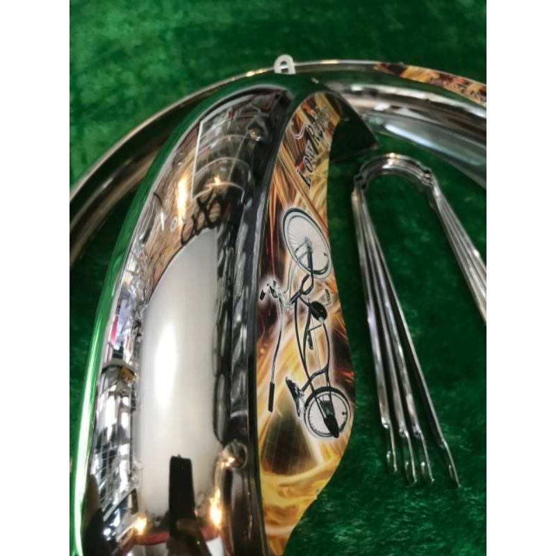 Spakbor Ducktail Sepeda lowrider cruiser 24