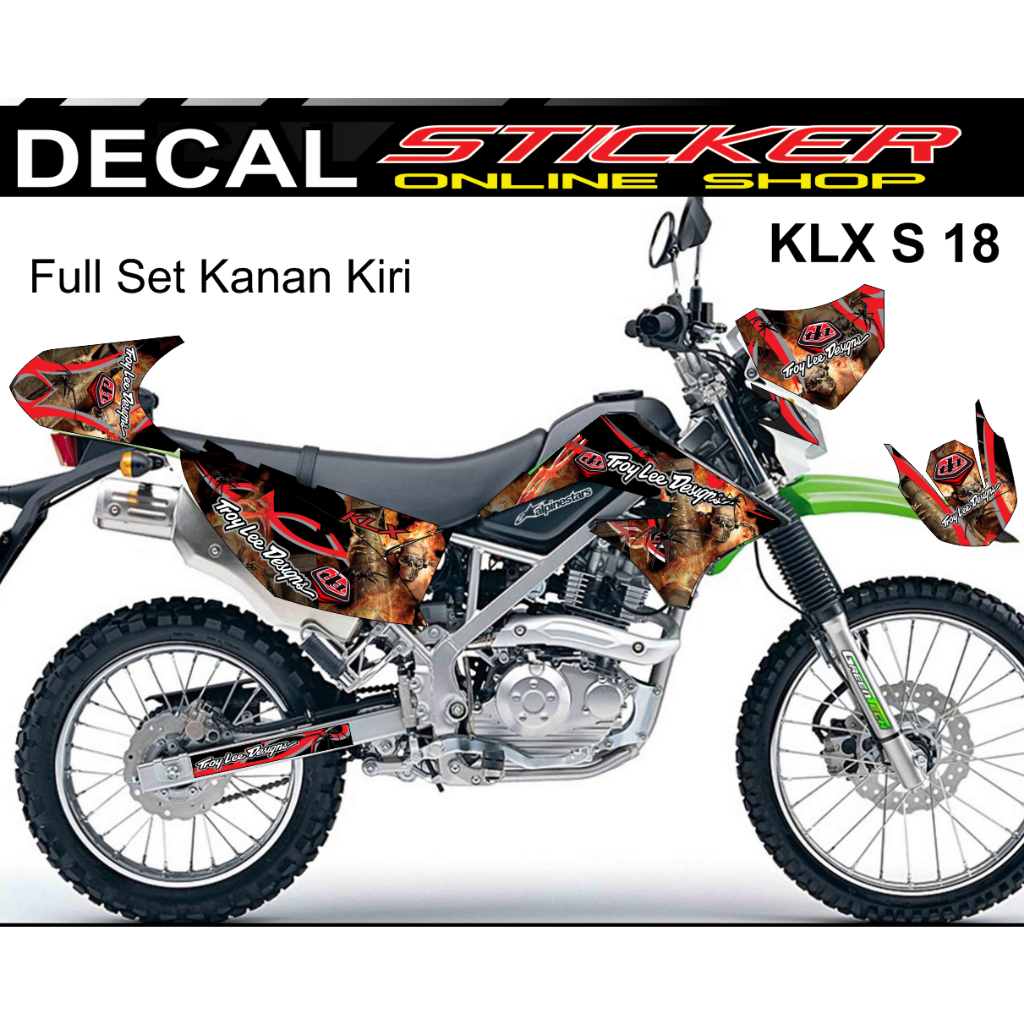 STIKER MOTOR KLX OLD TIPE S KEREN