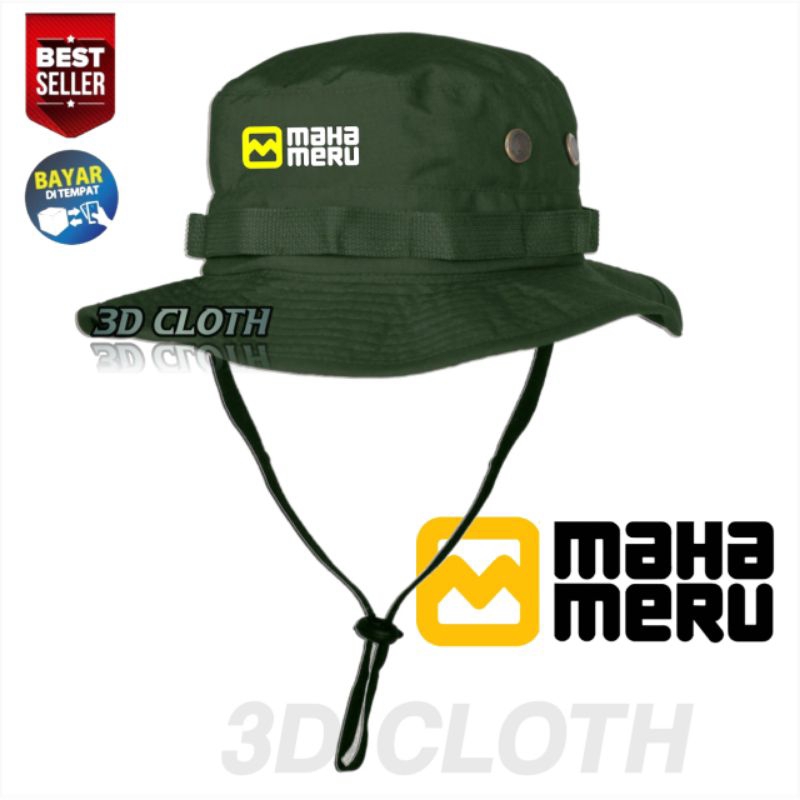 Topi Rimba MAHAMERU/Topi Gunung Outdoor Adventure Climb/Topi Hiking Pria Wanita Lokal Brand Gunung