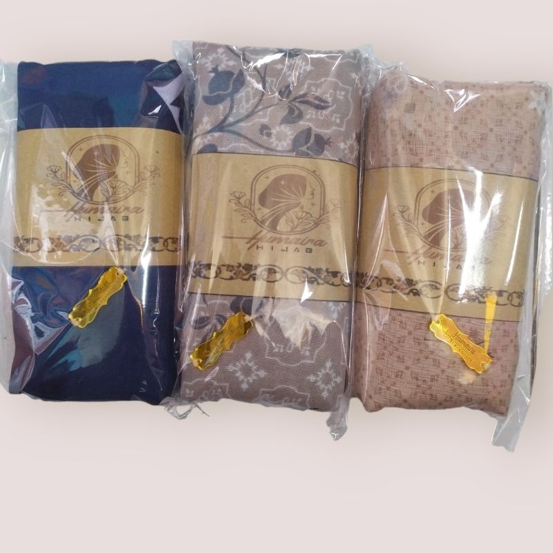 Hijab segi empat motif HUMAIRA EXCLUSIVE