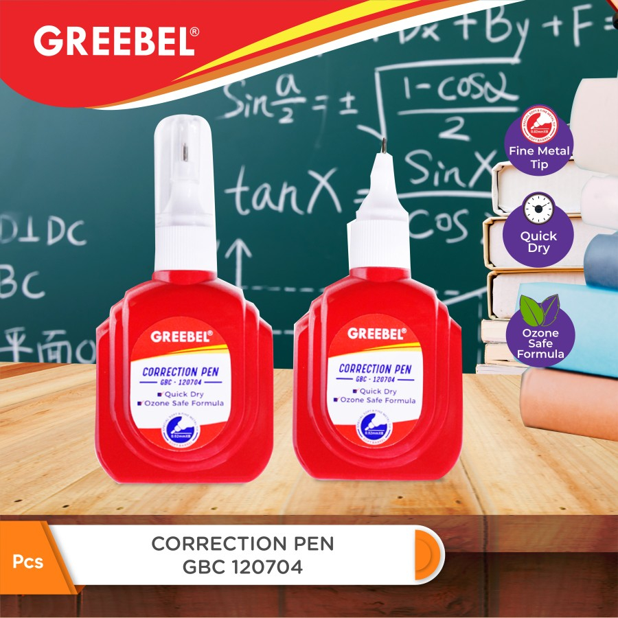 

Tip Ex Tipex Cepat Kering Correction Pen Klasik GBC 120704