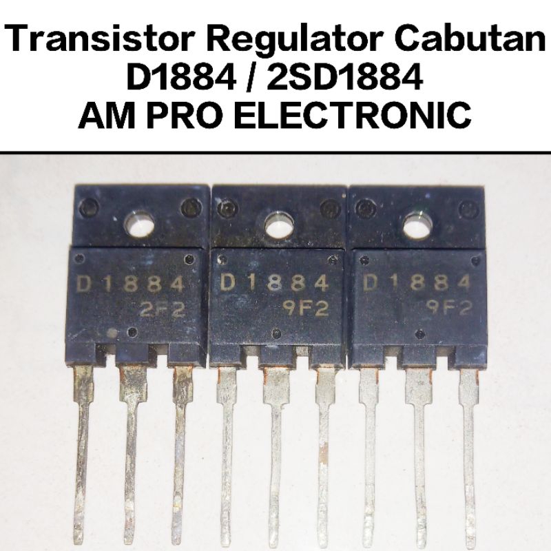 TR D1884 = D1710 D2334 D5287 Transistor Regulator Cabutan Original