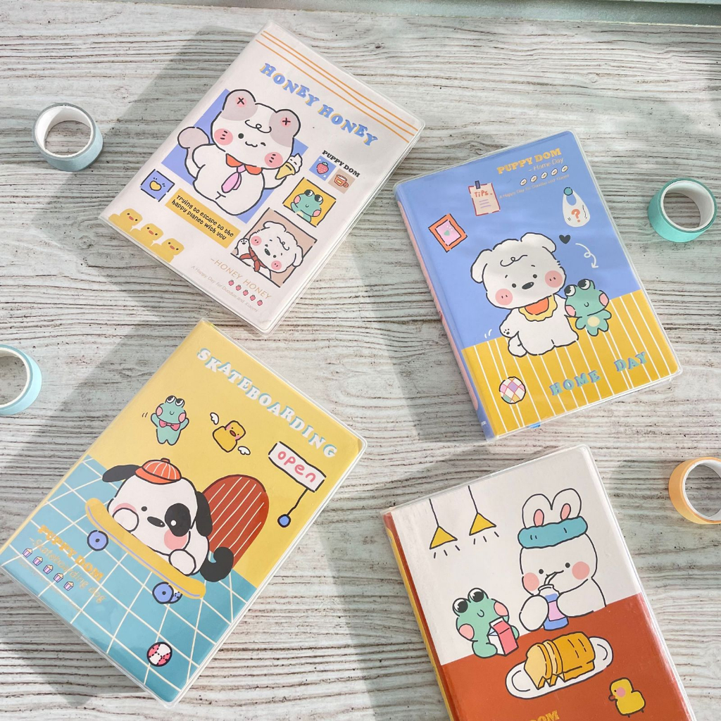 Buku Tulis Diary 128 hal Lucu Puppy Dom ukuran A6 Notebook Spesial Full Colour / Buku Tulis Anak Unik Special Edition Favorit Anak Alat Tulis Sekolah dan Kantor Terlengkap Kualitas Terbaik bisa COD