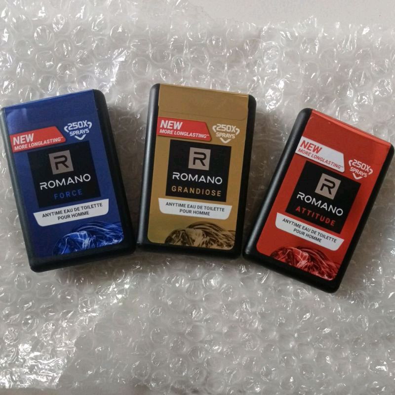 ROMANO Force Anytime EDC | Force | Attitude | Grandiose | Parfum Pria | Parfum Saku Romano Pocket