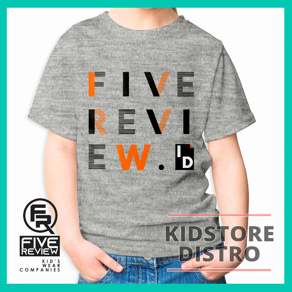 Paket Baju Distro Anak Katun dapat 3pcs Murah Berkualitas Usia 1-12 Tahun Promo