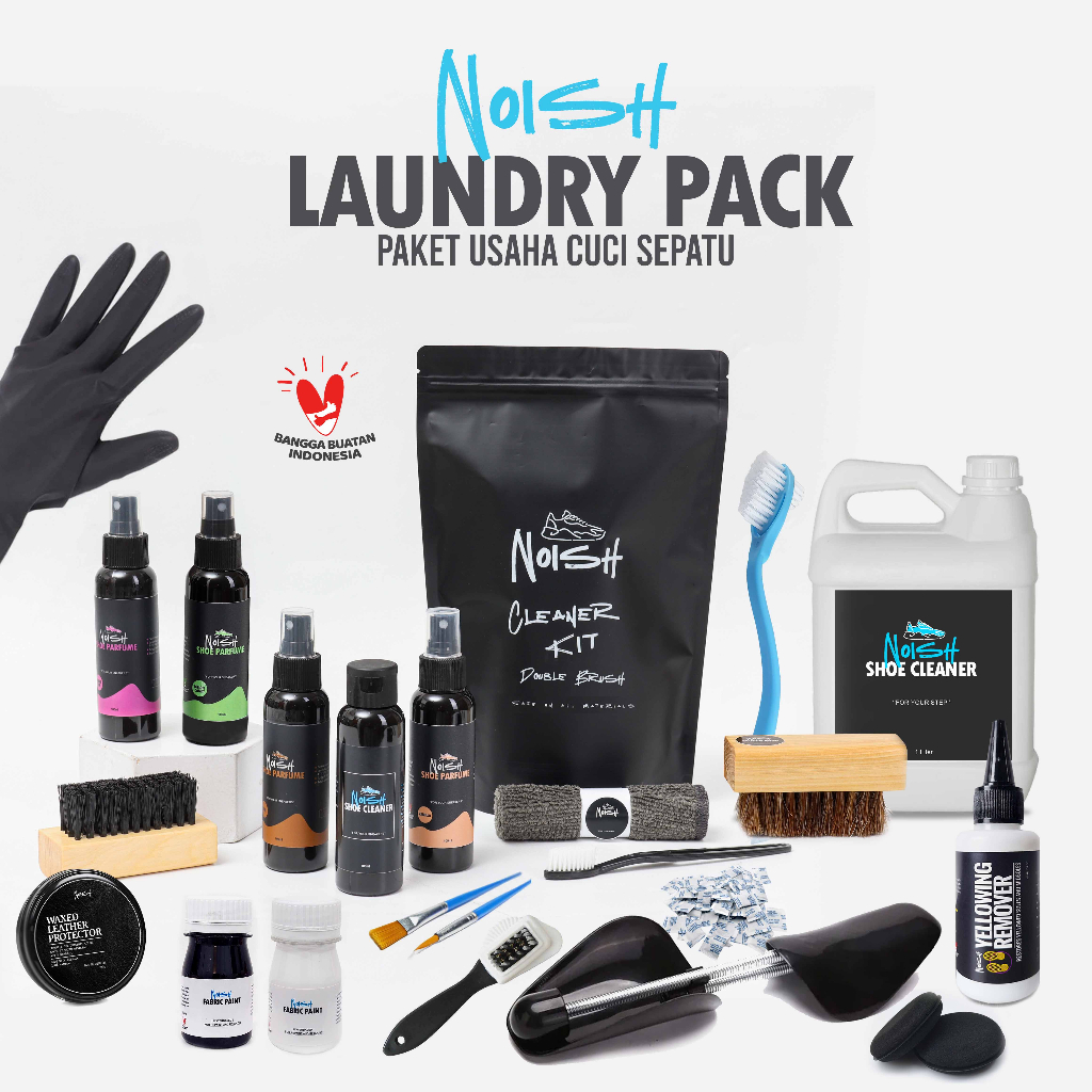 Noish paket cuci sepatu / paket usaha laundry sepatu / Laundry Pack