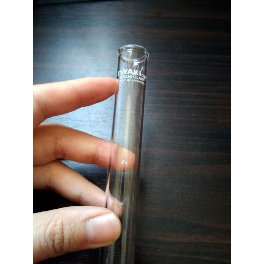 IWAKI Asli Test tube without rim 20 X 150 mm tabung reaksi Tanpa bibir