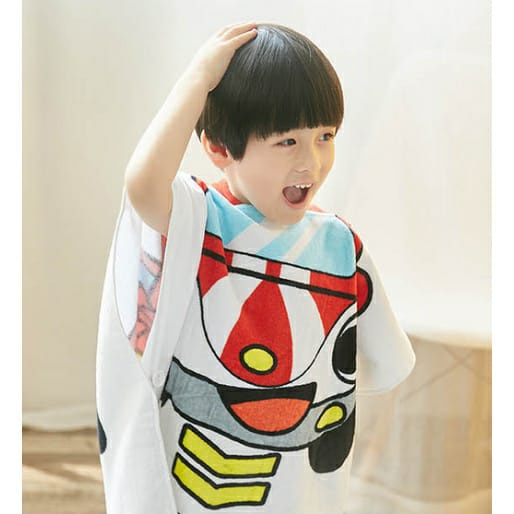 VS - Handuk Baju Anak Motif Handuk Ponco Karakter Bertopi / Handuk Mandi Anak / Hoodie Towel