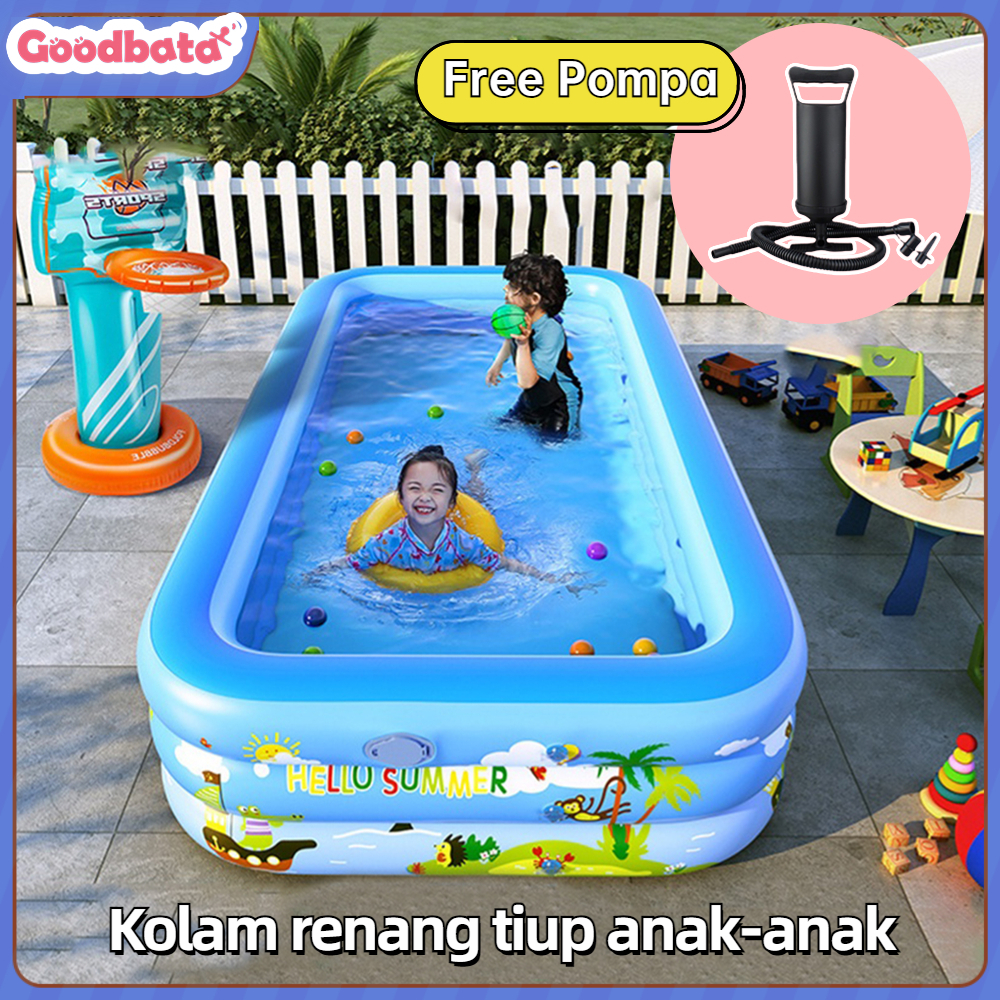 Kolam Renang Anak Free Pompa Swimming Pool Balon Renang Anak Mainan Kolam Renang Anak Balon Renang Anak Kolam Karet