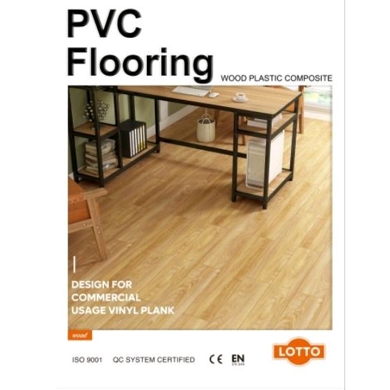 Lotto Lantai Vinyl Plank 3mm Lotto Harga Per Box Motif Kayu Lembaran TERMURAH