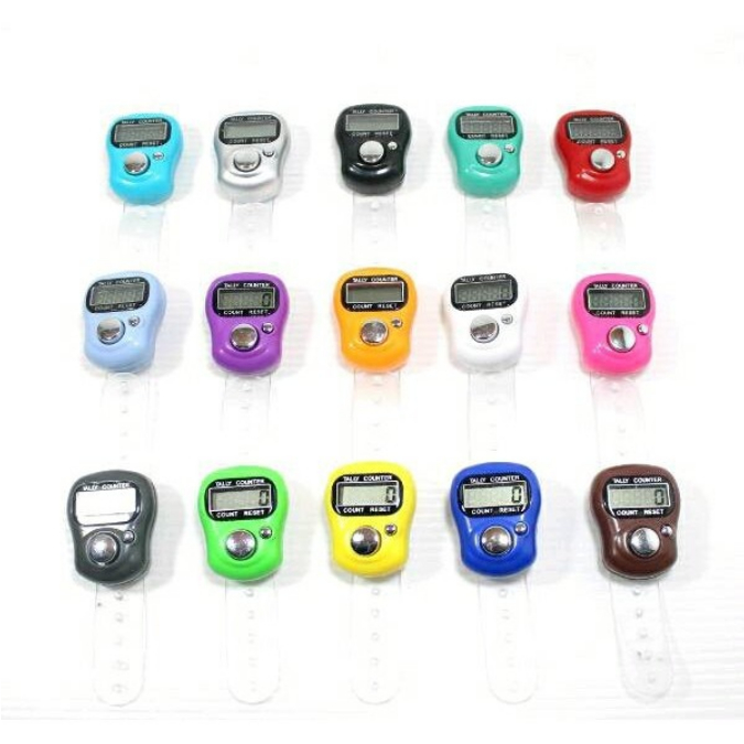 ONLYONE12 Tasbeh Ibadah Mini Import Murah Elektronik Mini / Tasbih Digital / Alat Hitung Digital Led Tasbih Jari / Counter Tally