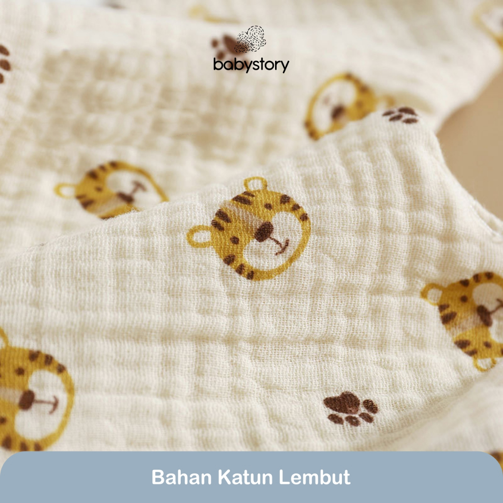 Bib Bayi Celemek Bayi Bahan Katun Halus Lembut Motif Lucu Fashionable