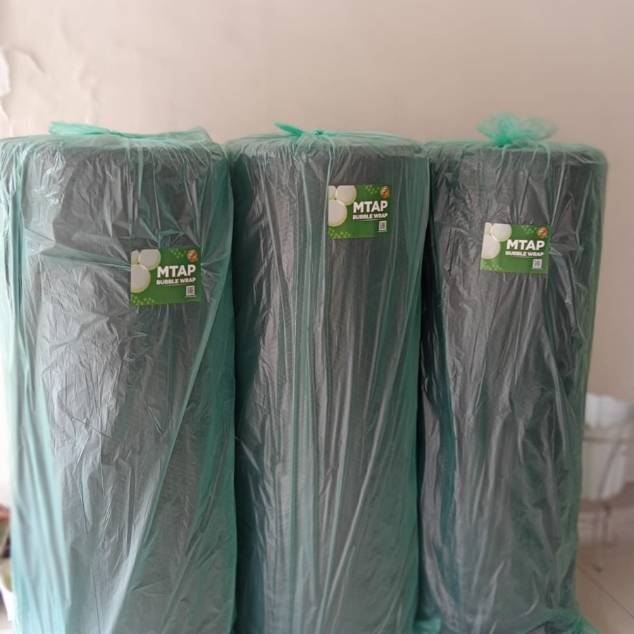 

(GOSEND / GRAB) Bubble Wrap Hitam / putih merek Mtap 125 cm x 50 meter