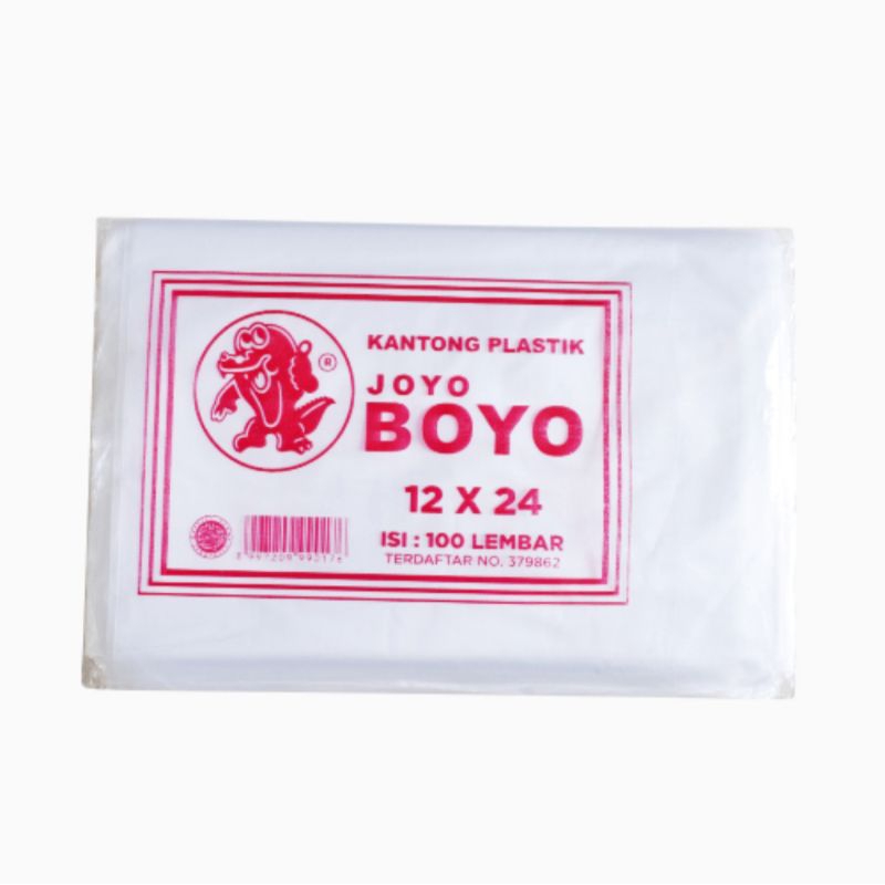 PLASTIK HDPE BOYO MERAH 12X24