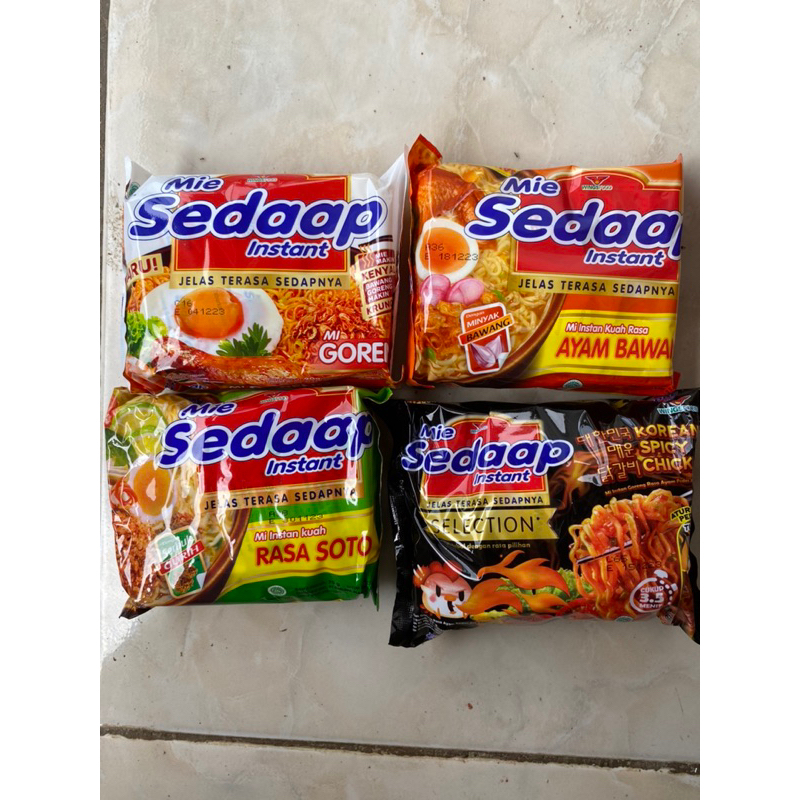 

(PAKET ISI 5) MIE SEDAP 5x75gr