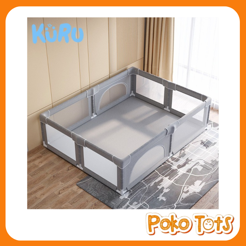 Kuru Baby Playpen Playmat 150x180cm Tempat Bermain Anak Pagar Main Anak KURU WHS