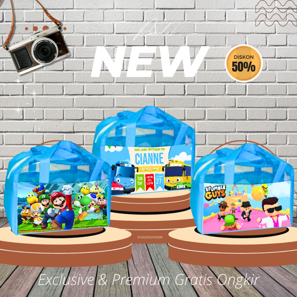 

Free Filter Instagram Tas Ultah Super Mario Tayo Stumble Guys Souvenir Goodiebag Hampers Kado Tas Resleting Tas Mika Tas Spunbond Perlengkapan Ulang Tahun Anak Ultah