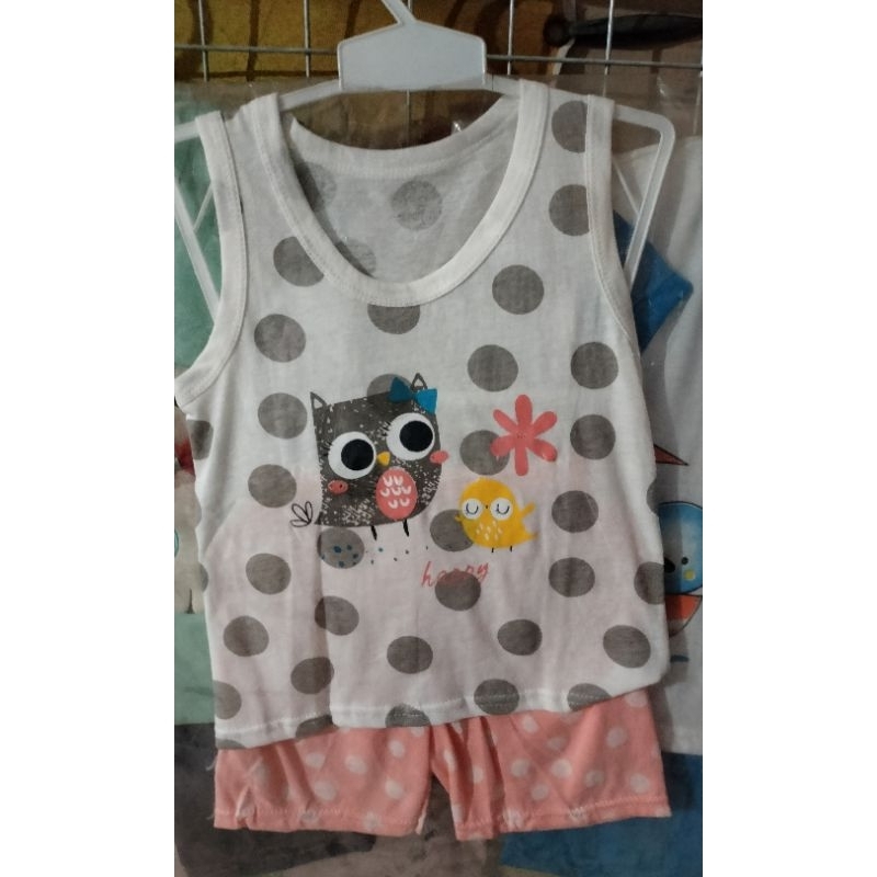 Setelan anak singlet 1-2thn