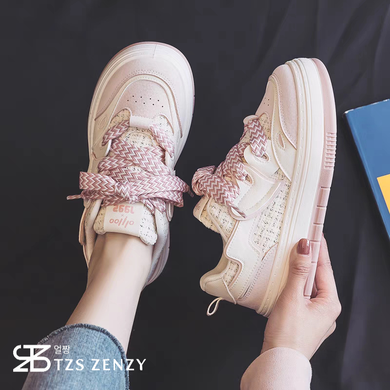 TZS Zenzy Yeonjoo Shoes Chic Style - Sepatu Sneakers Wanita - Sepatu Casual - Sepatu Cewek - Sepatu Comfy