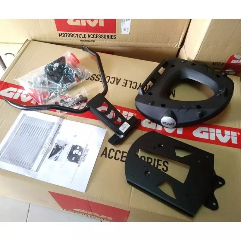 GIVI SRV XMAX BRACKET BOX MOTOR ORIGINAL 100% BREKET BOX MOTOR XMAX MEREK GIVI