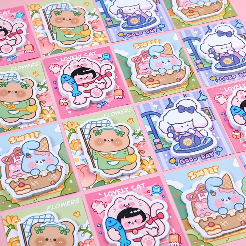

DY PACK STICKY NOTES STICKER ANIMASI KARTUN KAWAII