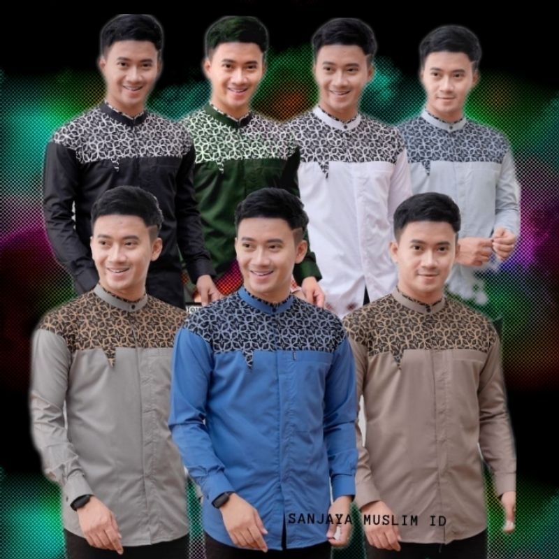 BAJU KOKO PRIA LENGAN PANJANG KEMKO NAKULA
