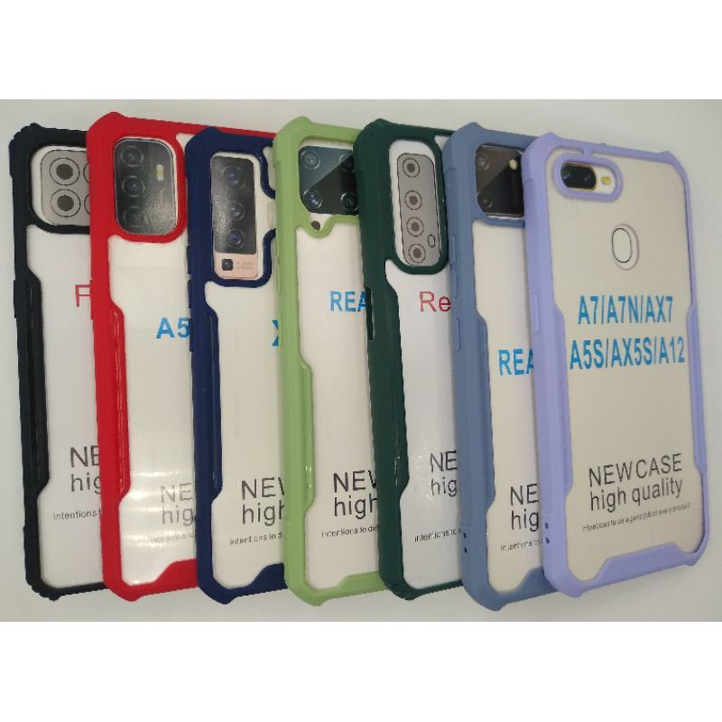 REALME C21/REALME 7/REALME 7 PRO/ HARD CASE FUSION WARNA RANDOM