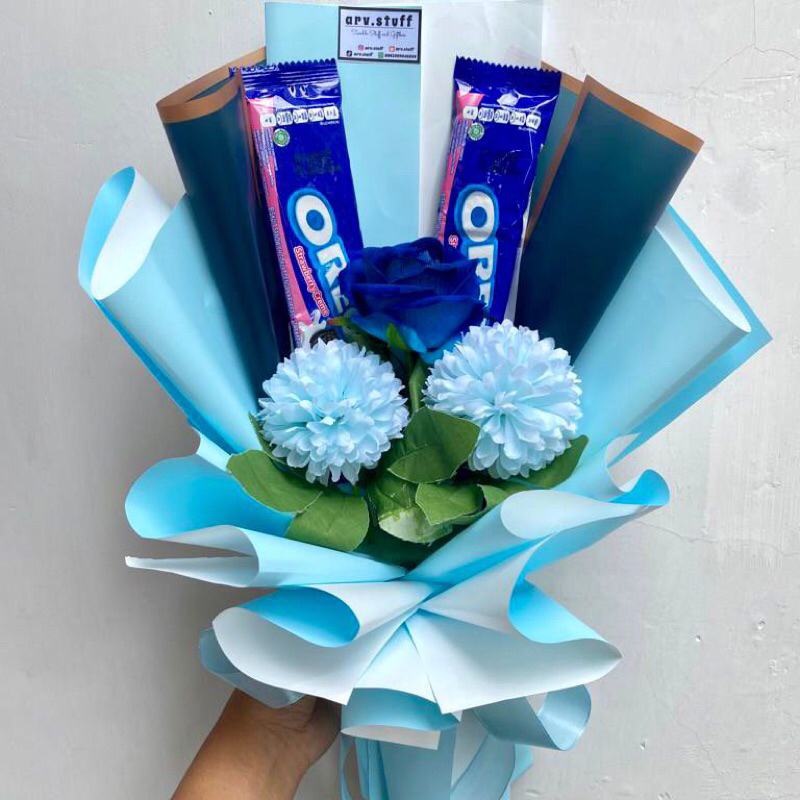 Bouquet Snack Paket F by arv.stuff / gift birthday semprotulation graduation jajan snack bunga kado terbaik gift box special surprise semua acara nikahan ulang tahun perpisahan pelepasan kelulusan artificial bestseller kado kekinian