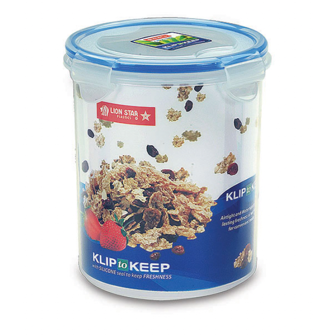 Klip to keep/sealware/kotak makan bulat 1600ml KP97 3204 Lion Star