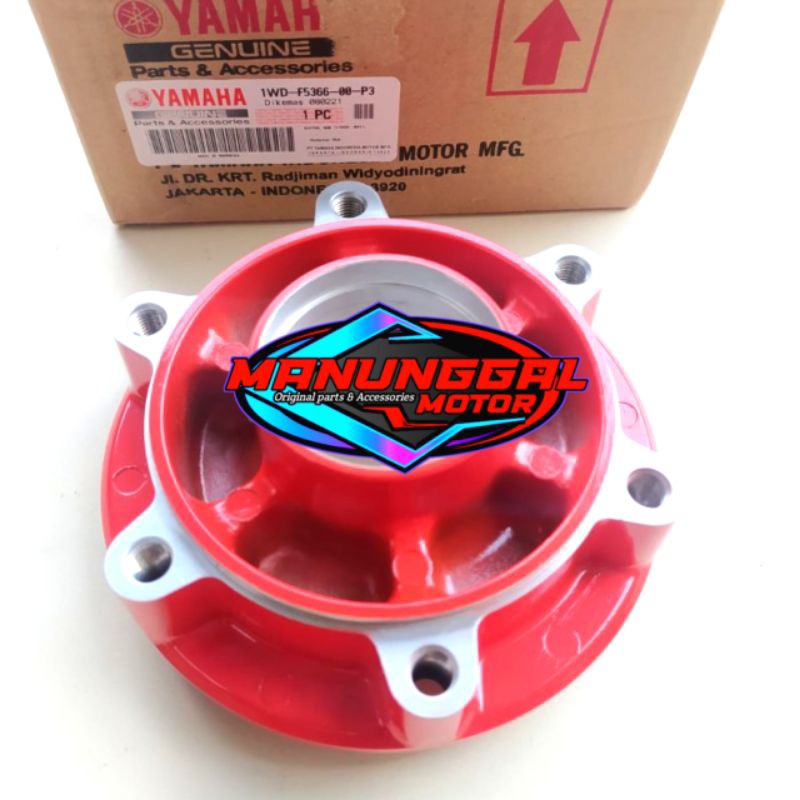 Dudukan Nap Gear Belakang Yamaha YZF R25 R 25 MT25 Merah Original YGP 1WD-F5366-00-P3