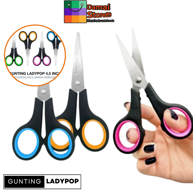 

Gunting Kertas Ladypop Kecil Dan Sedang Buat Sekolah Kantor Stainless Steel