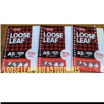 

LOOSE LEAFE BBQ A5 BERGARIS 100LEMBAR